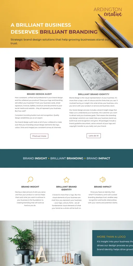 10 great service-based business and coaching website examples