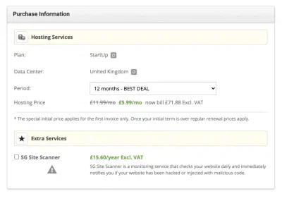 Choosing a reliable hosting plan for your WordPress site